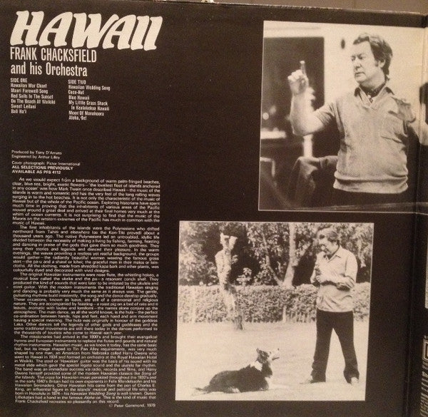 Frank Chacksfield & His Orchestra : Hawaii (LP, RE)