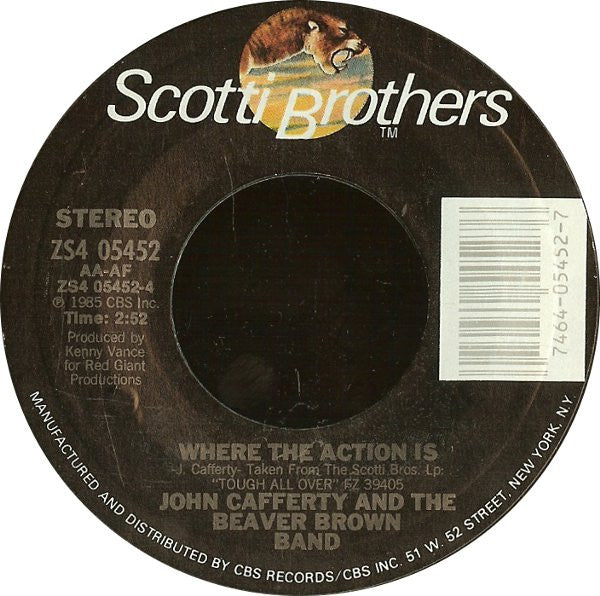 John Cafferty And The Beaver Brown Band : C-I-T-Y  (7", Styrene, Pit)