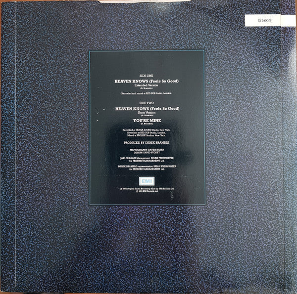 Jaki Graham : Heaven Knows (Feels So Good) (Extended Version) (12", Single)
