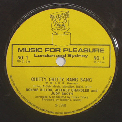 Various : Chitty Chitty Bang Bang And Food Glorious Food (7", Yel)