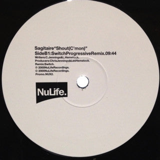 Sagitaire : Shout (C'Mon) (12", Promo)