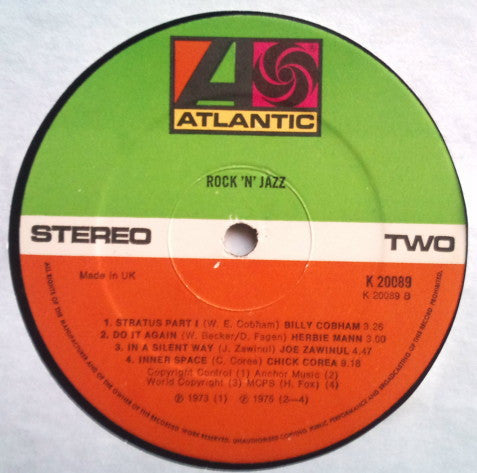 Various : Rock 'N' Jazz - A Fusion (LP, Comp)