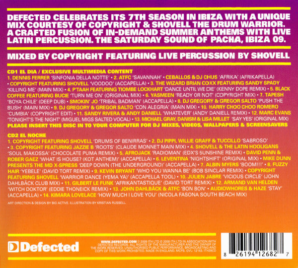 Copyright : Defected In The House (Ibiza 09) (CD, Enh, Mixed + CD, Mixed)