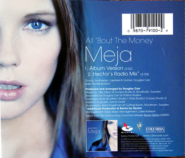 Meja : All 'Bout The Money (CD, Single)