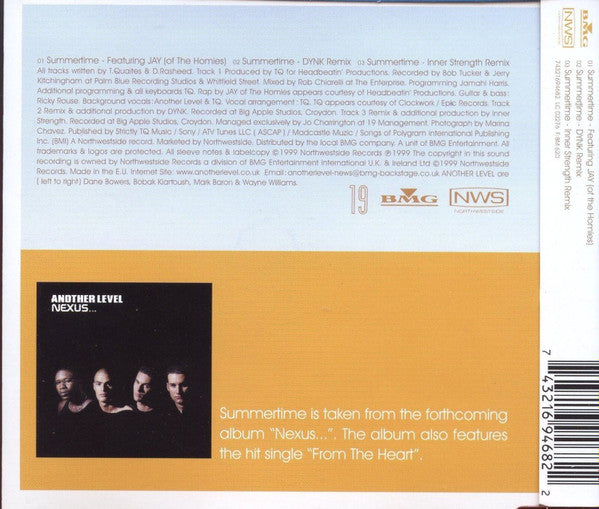 Another Level Featuring TQ : Summertime (CD, Single, CD2)