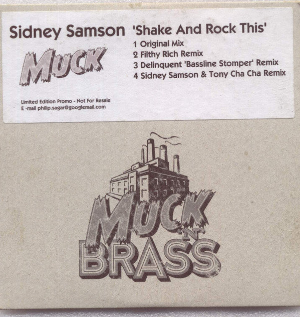 Sidney Samson : Shake And Rock This (CDr, EP)