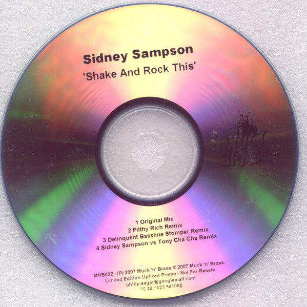 Sidney Samson : Shake And Rock This (CDr, EP)