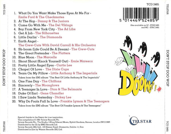 Various : Don't Stop... Doo Wop! (CD, Comp)