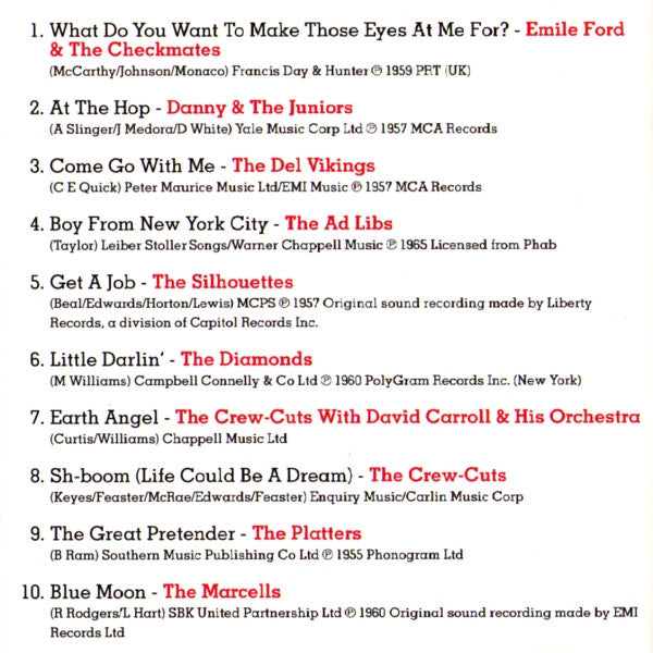 Various : Don't Stop... Doo Wop! (CD, Comp)