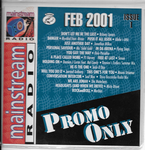 Various : Promo Only Mainstream Radio: February 2001 Issue I (CD, Comp, Promo)