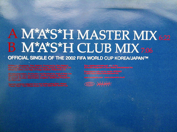 Anastacia : Boom (M*A*S*H Mixes) (12", Promo)