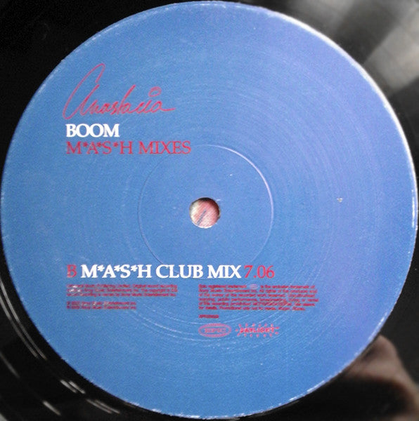 Anastacia : Boom (M*A*S*H Mixes) (12", Promo)