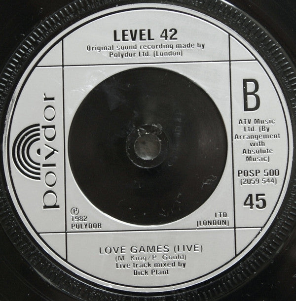 Level 42 : Weave Your Spell (7", Single)