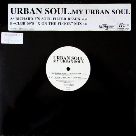 Urban Soul : My Urban Soul (12")
