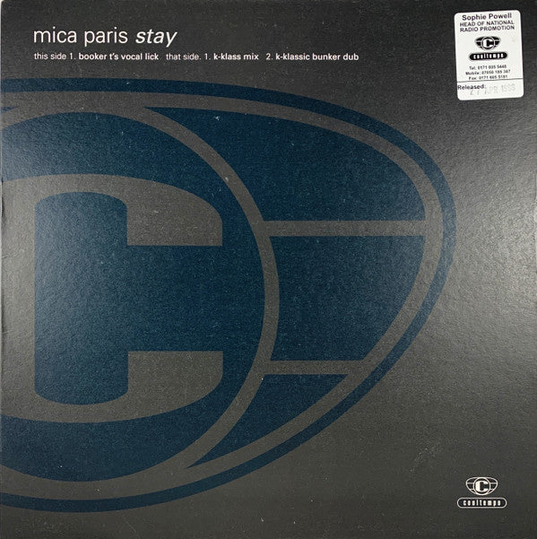 Mica Paris : Stay (12", Promo)