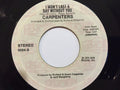 Carpenters : I Won't Last A Day Without You / Only Yesterday (7")
