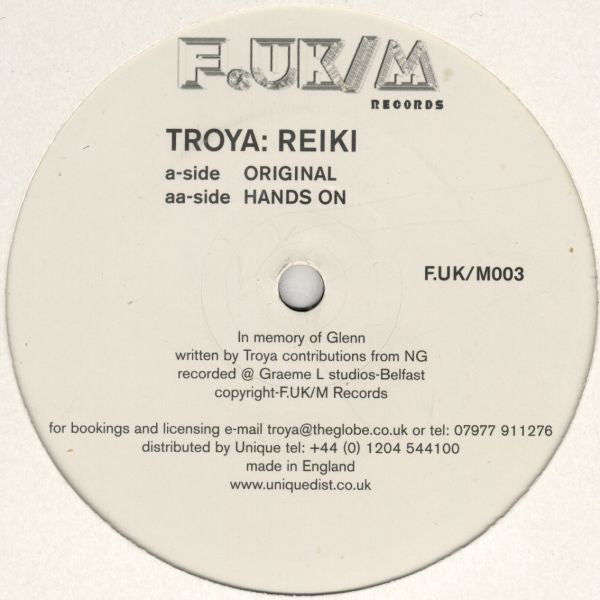 Troya : Reiki (12")