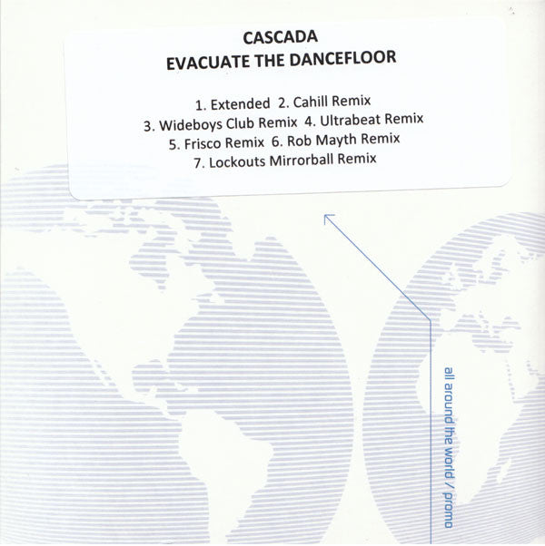 Cascada : Evacuate The Dancefloor (CDr, Single, Promo)