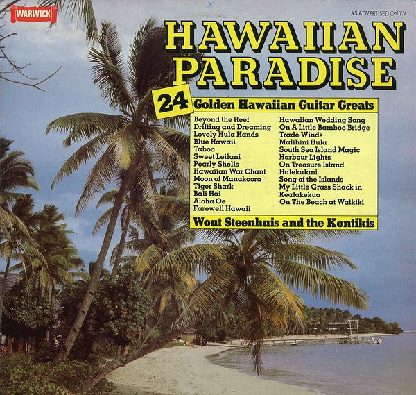 Wout Steenhuis And The Kontikis* : Hawaiian Paradise (LP, Album)