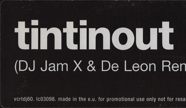 Tin Tin Out : T.W.M. (12", S/Sided, Promo)