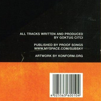 Subsky : Spacey Sense EP (12", EP)