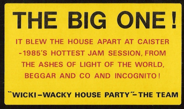 The Team : Wicki Wacky House Party (12", W/Lbl)