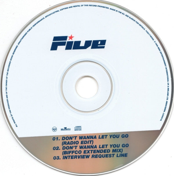 Five : Don't Wanna Let You Go (CD, Single, Ltd)