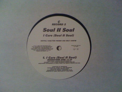 Soul II Soul : I Care (Soul II Soul) (2x12", Promo)