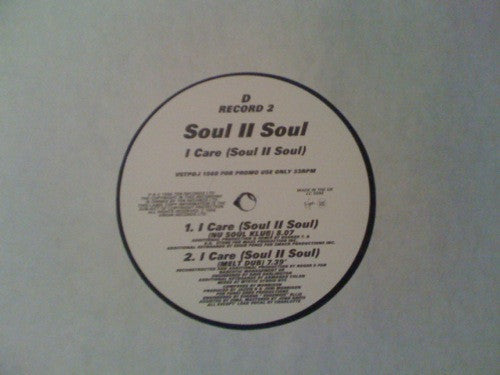 Soul II Soul : I Care (Soul II Soul) (2x12", Promo)