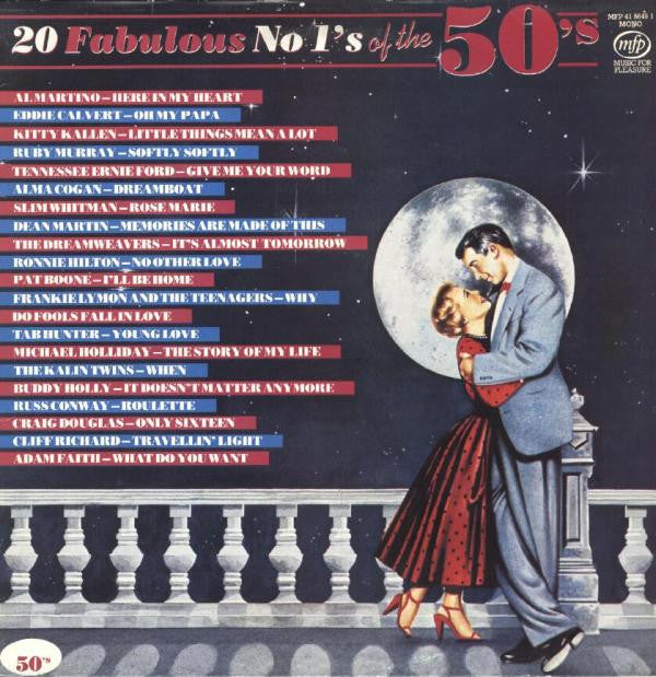 Various : 20 Fabulous No 1's Of The 50's (LP, Comp, Mono)
