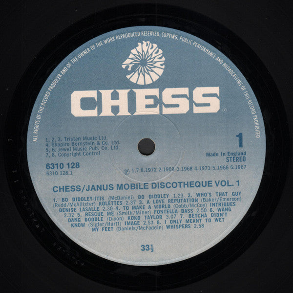Various : The Chess/Janus Mobile Discotheque - Volume 1 (LP, Comp)