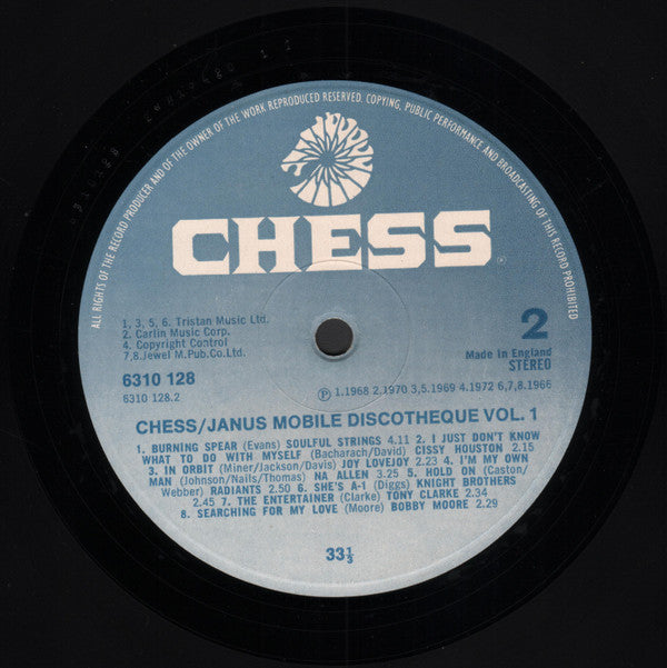 Various : The Chess/Janus Mobile Discotheque - Volume 1 (LP, Comp)