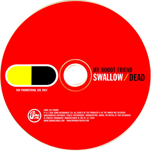 My Robot Friend : Swallow (CD, Promo)