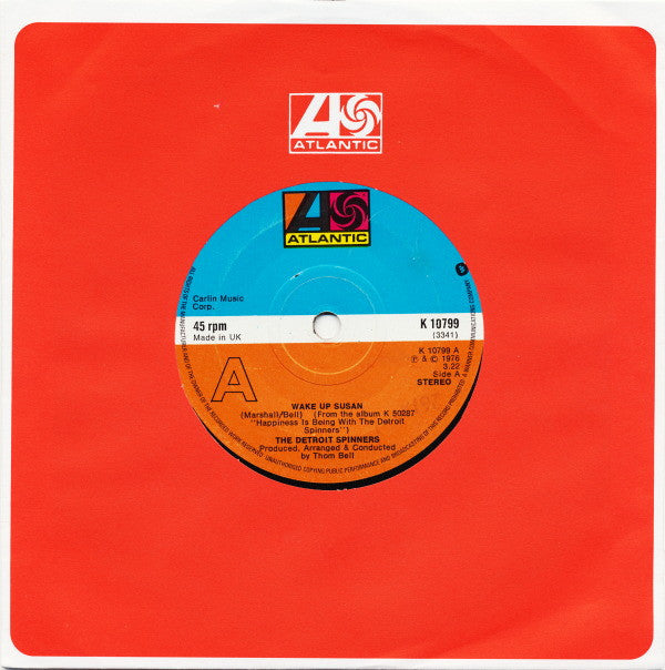 Spinners : Wake Up Susan (7", Single)