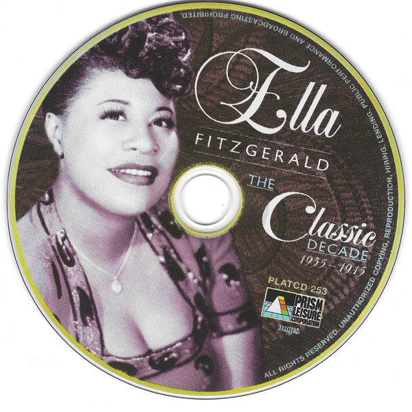 Ella Fitzgerald : The Classic Decade 1935-1945 (CD, Comp)