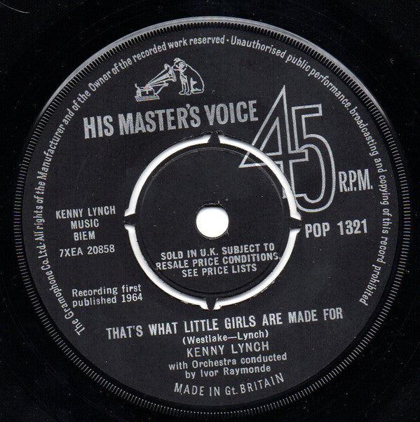 Kenny Lynch : What Am I To You (7")