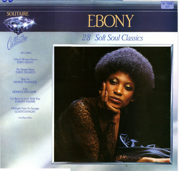 Various : Ebony (28 Soft Soul Classics) (2xLP, Comp)