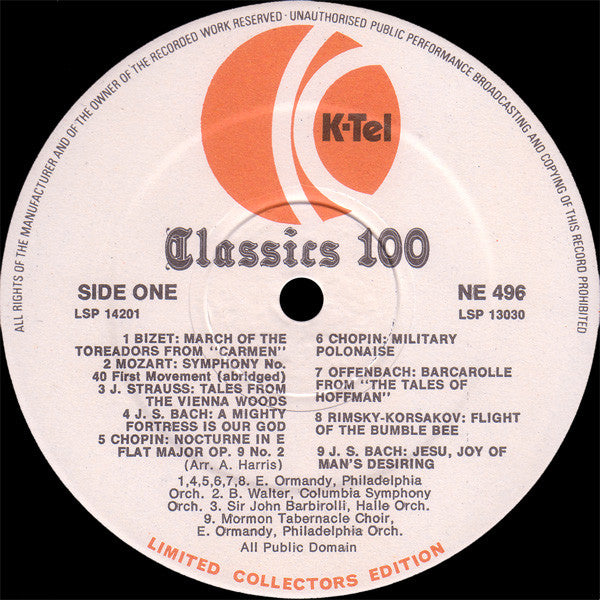 Various : Classics 100 (2xLP, Comp, Ltd)