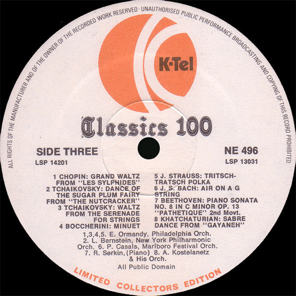 Various : Classics 100 (2xLP, Comp, Ltd)