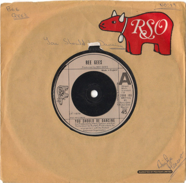 Bee Gees : You Should Be Dancing (7", Single)