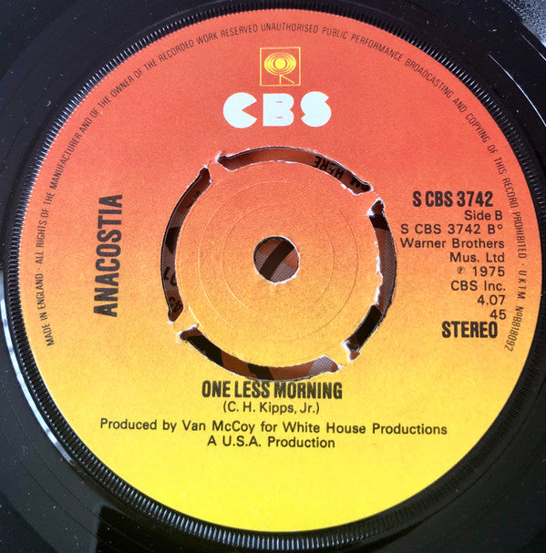 Anacostia : All I Need (7")