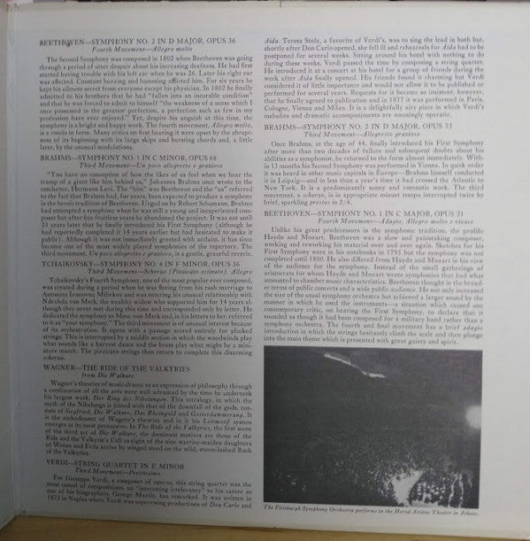 William Steinberg And The Pittsburgh Symphony Orchestra : Command Performances Volume 2 (LP, Album, Comp, RE, Gat)