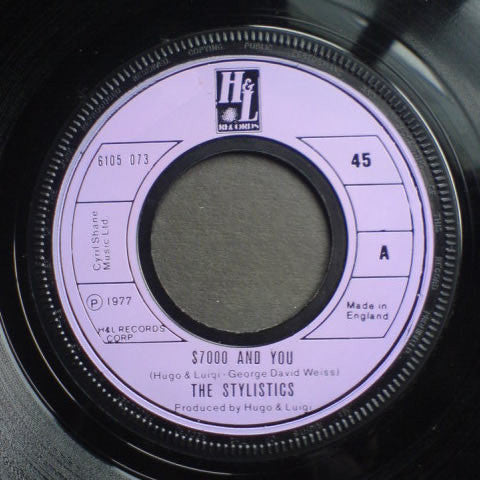The Stylistics : $7000 And You (7")