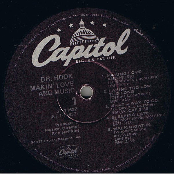 Dr. Hook : Makin' Love And Music (LP, Album, Win)
