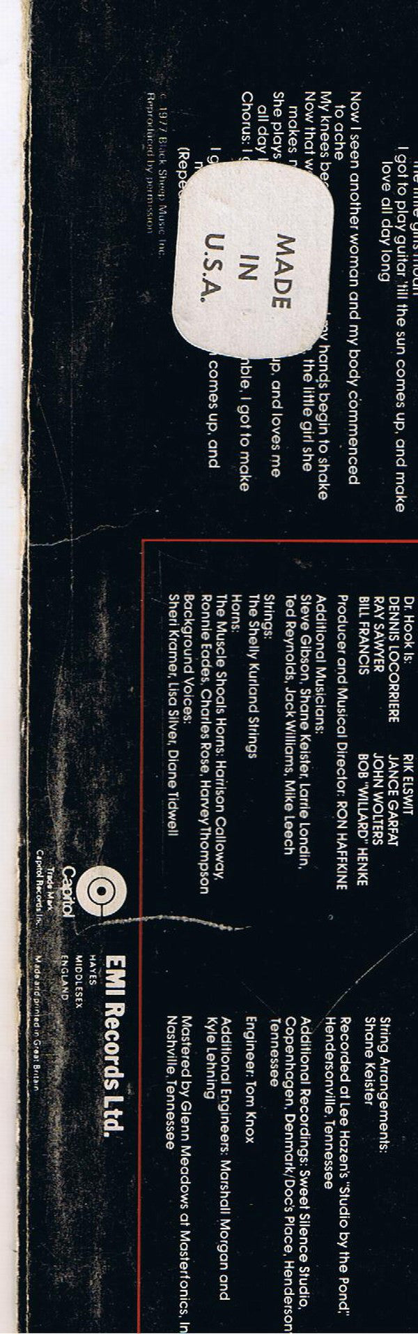 Dr. Hook : Makin' Love And Music (LP, Album, Win)