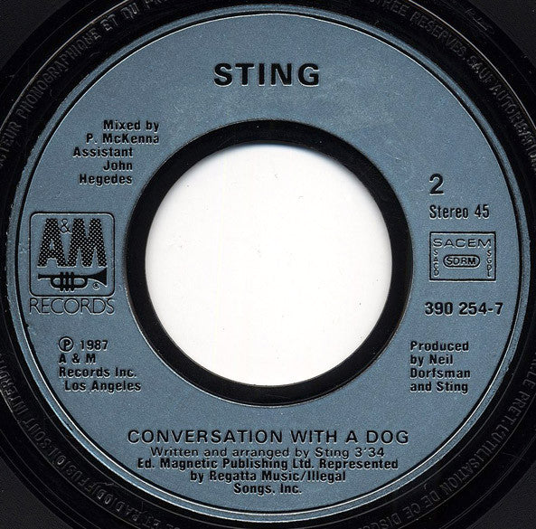 Sting : We'll Be Together (7", Single)
