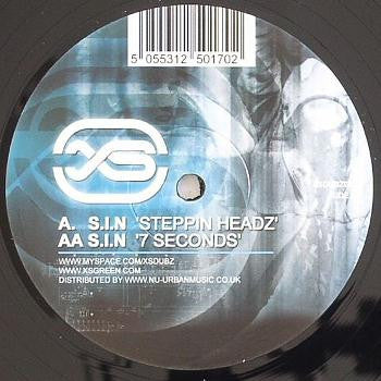 DJ S.I.N. : Steppin Headz (12")