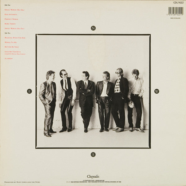 Huey Lewis & The News : Small World (LP, Album)