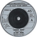 Elton John : Nobody Wins (7", Com)
