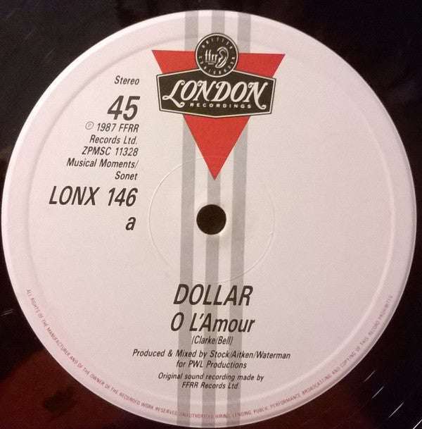 Dollar : O L'Amour (12", Single)